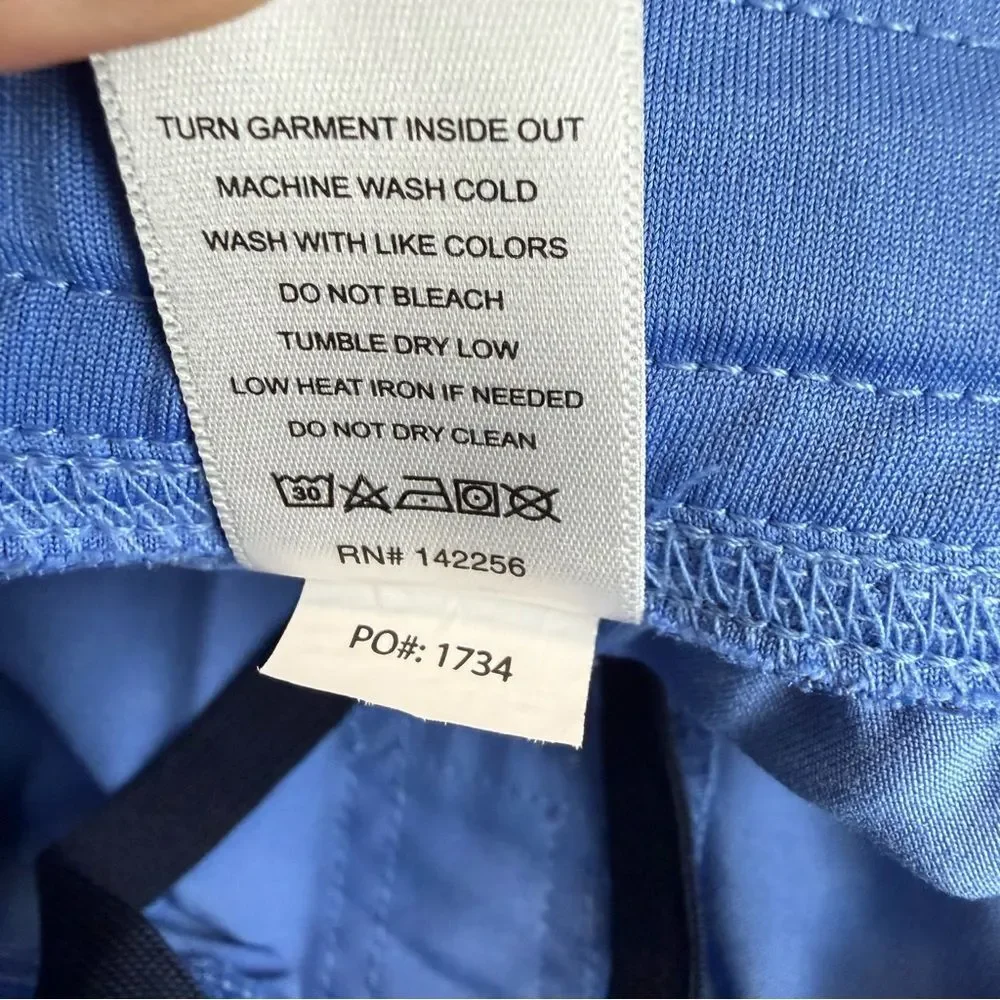 Figs Axim Cargo Scrub Pants Men's Size Medium Blue Style T2001 PO 1734